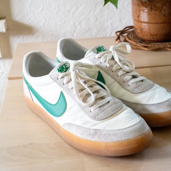 Nike Killshot 2 Leather Men's White and Green Sneakers with Gum Sole Size 11 - Picture 5 of 9
